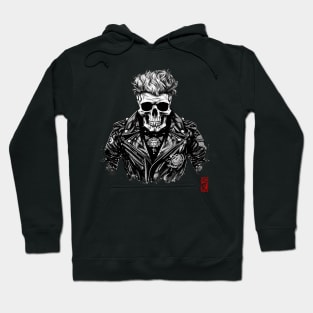 Skull biker Hoodie